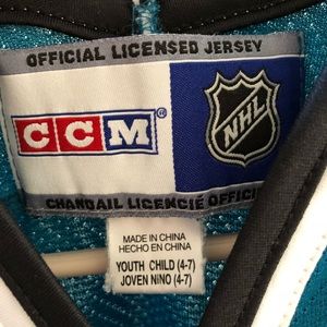 Child San Jose Sharks Jersey